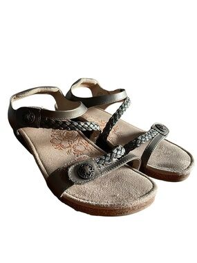 Aetrex Women’s US 10 EU 41 Metallic Bronze Leather Comfort Sandals